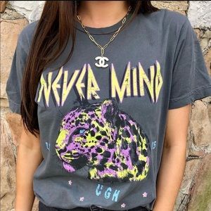 Never Mind Jaguar Boyfriend Tee